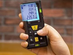 Лазерный дальномер Deli DL4169, 2 класс лазера, 670нм, луч красный