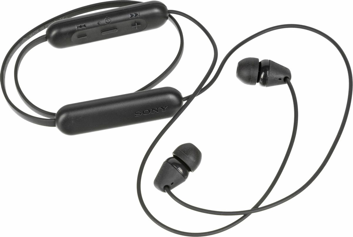 Наушники Sony WI-C200, Bluetooth, вкладыши, черный [wic200b.e] – купить в  Ситилинк | 1175829