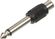 Изображение товара Переходник аудио HAMA H-43356,  Jack 6.3 (m) -  1хRCA (f),  черный [00043356]