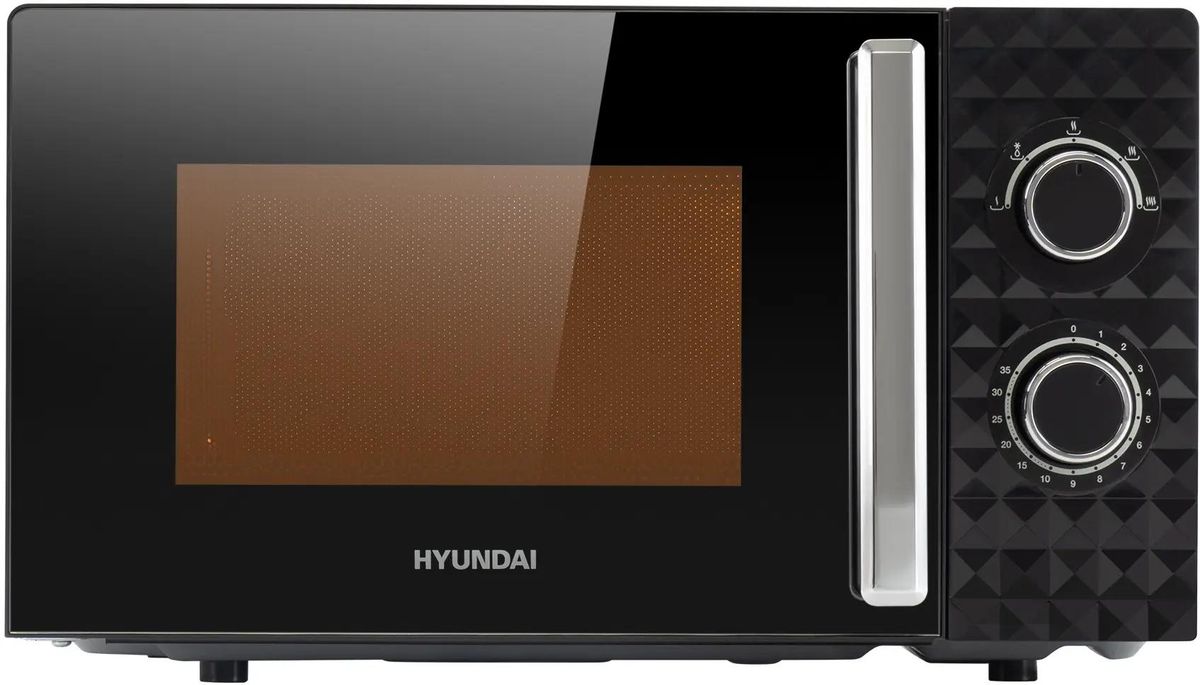Микроволновая печь Hyundai HYM-M2095 черный, 20 л, 700 Вт, переключатели - поворотный механизм, фото3