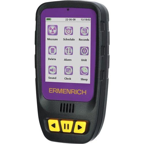 Дозиметр ERMENRICH Ping RD40, фиолетовый/ черный [84640]