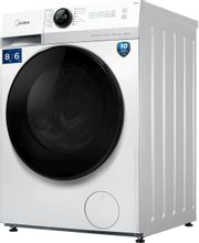 Стиральная машина Midea MF200D80WBS/W-RU, с паром, с сушкой, инверторная
