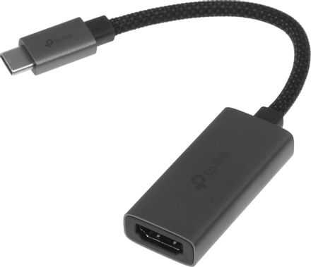 Переходник TP-LINK UA520C, USB Type-C (m) (прямой) - HDMI (f) (прямой), 0.1м, коробка, серый