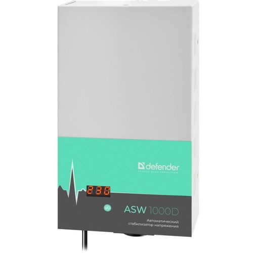 Стабилизатор напряжения Defender ASW 1000D белый