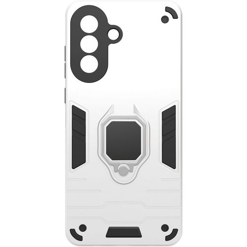 Чехол (клип-кейс) BORASCO Anti-Shock case, для Samsung Galaxy A57, противоударный, серебристый [76476]