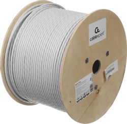 Кабель CABLEXPERT FPC-6057-4-CU FTP, кат.6Е, 305м, серый