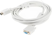 Изображение товара Кабель-удлинитель SVGA NingBo 3м с ферритовым фильтром серый VGA male to female