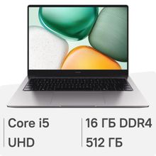 Изображение товара Ноутбук Honor MagicBook X14 GDG-X 14 IPS Core i5 16ГБ 512ГБ SSD Windows 11