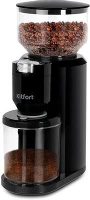 Кофемолка KitFort КТ-7117,  черный
