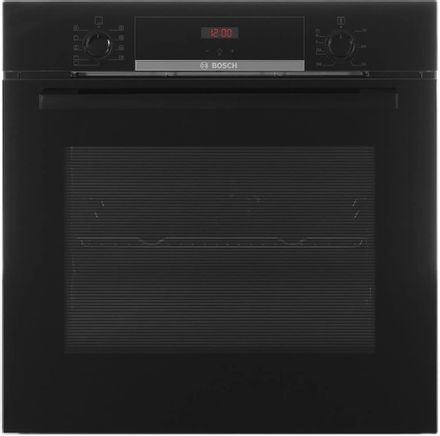 Духовой шкаф электрический Bosch Serie 4 HBA534EB3, 71л, дверца с 3 стеклами, черный