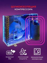 Сплит-система инверторная Royal Clima Renaissance RCI-RND24HN настенная, до 25м2, 8000 BTU