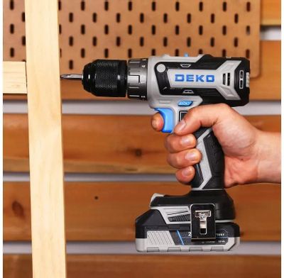 Дрель-шуруповерт DEKO Loner 20V, 3Ач, с одним аккумулятором [085-1006 ...