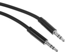 Изображение товара Кабель аудио VENTION Jack 3.5 (m) - Jack 3.5 (m), 1 метр, черный, позолоченные контакты