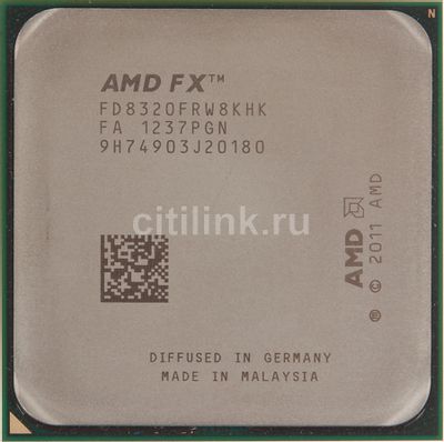 Характеристики Процессор AMD FX 8320, SocketAM3+, OEM [fd8320frw8khk ...