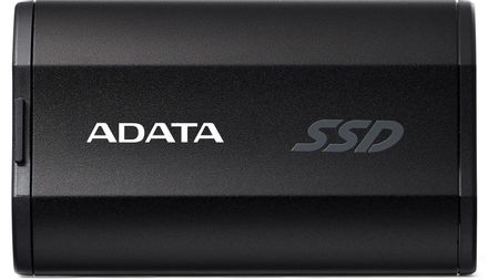 4ТБ Внешний диск SSD A-Data SD810, USB-C, запись - 2000МБ/с, чтение - 2000МБ/с, черный [sd810-4000g-cbk]