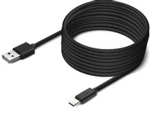 Изображение товара Кабель BORASCO USB Type-C - USB 3м 2A черный для зарядки и данных