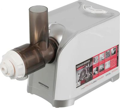 Обзор товара мясорубка Redmond RMG-1203-8, серебристый (709739) в  интернет-магазине СИТИЛИНК