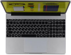 Ноутбук AZERTY Story RB-1550, 15.6", IPS, Intel Celeron N5095, 4-ядерный, 8ГБ DDR4, 1ТБ SSD,  Intel UHD Graphics,  серебристый