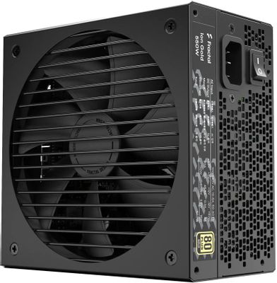 Блок питания Fractal Design ION 550, 550Вт, 140мм, черный, retail [fd-p ...