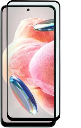 Защитное стекло для экрана ZIBELINO для Xiaomi Redmi Note 12 4G/5G/Poco X5 5G антиблик, 5D, 1 шт, черный [ztg-5d-xmi-not12-blk]