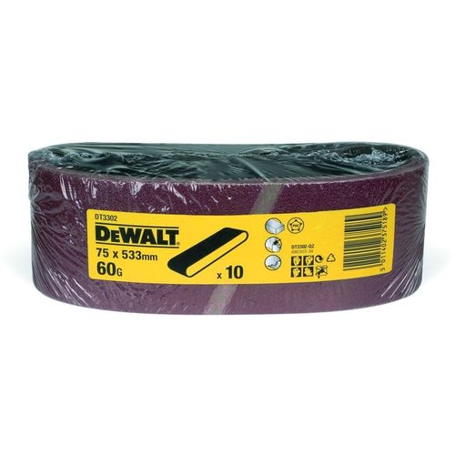 Шлифлента для ленточных шлифмашин DeWALT DT3302-QZ, 10шт