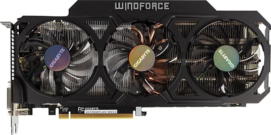 Gigabyte NVIDIA GeForce GTX 760 GV N760WF3 4GD 4 GDDR5 Ret 861659