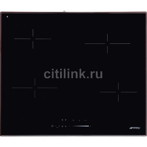 Электрическая варочная поверхность SMEG SE464TB, конфорок: 4 шт., стеклокерамика, независимая, черный