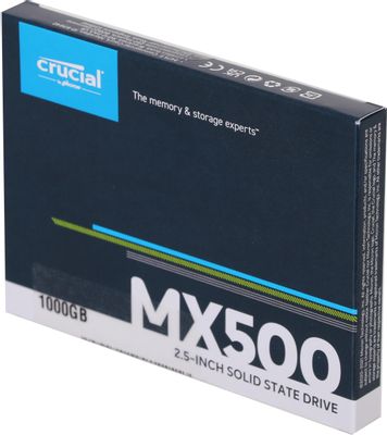 SSD накопитель Crucial MX500 CT1000MX500SSD1 1ТБ, 2.5, SATA III, SATA –  купить в Ситилинк | 1825050