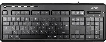 Клавиатура A4TECH KD-126-2, USB, черный