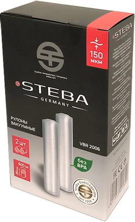 Рулоны вакуумные для вакуумной упаковки STEBA VBR 2006, 20смx 600см см, 2