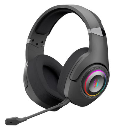 Гарнитура игровая A4TECH Bloody GR270, для компьютера и игровых консолей, мониторные, Bluetooth/Радио, черный