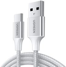 Изображение товара Кабель UGREEN USB Type-C to USB A 0.25м белый для зарядки и передачи данных