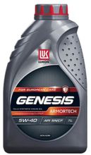Моторное масло LUKOIL Genesis Armortech, 5W-40, 1л, синтетическое