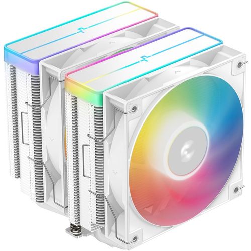 Устройство охлаждения (кулер) DeepCool AG620 Wh V2, 4-pin, ARGB, 120мм, белый, retail [r-ag620-whammn-gjd]