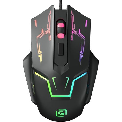 Мышь проводная Oklick 779G, игровая, оптическая, USB, 3600dpi, черный [1528425]