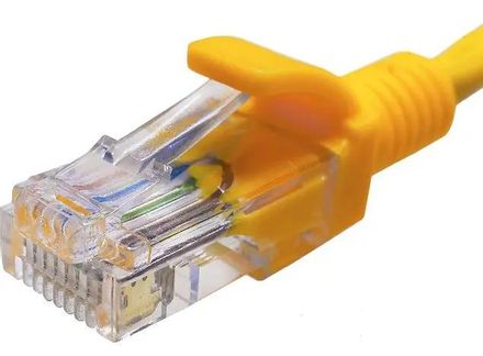 Патч-корд SUPRLAN 10-0163, вилка RJ-45, вилка RJ-45, кат.5E, LSZH, 2м, желтый