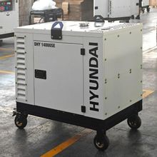 Изображение товара Дизельный генератор Hyundai DHY 14000SE 11 кВт на колесах с АКБ