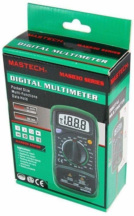 Инструкция, руководство по эксплуатации для мультиметр MASTECH MAS830 ...