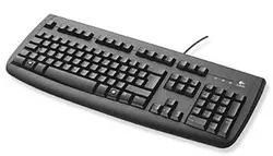 Клавиатура Logitech Deluxe 250, PS/2, черный [967642-0112] – купить в ...