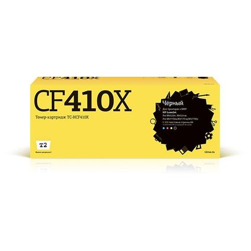 Картридж T2 TC-HCF410X, CF410X, черный / TC-HCF410X