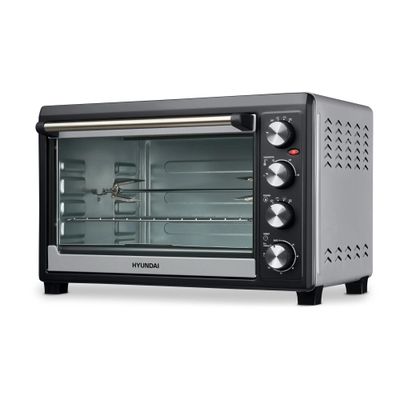 Мини-печь Hyundai MIO-HY076, серебристый – купить в Ситилинк | 1732195
