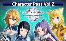 Изображение товара Дополнение к игре NAMCO BANDAI Sword Art Online Fractured Daydream Character Pass, для  ПК,  регион: Россия,  RUS (интерфейс и субтитры)