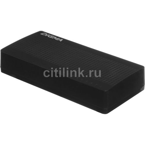 Коммутатор Digma DSW-308FE, неуправляемый, 8 RJ-45, 100 Мбит/с