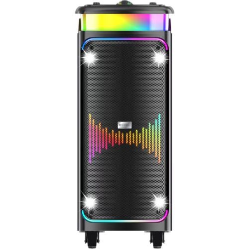 Музыкальный центр Supra SMB-870, 90Вт, с караоке, Bluetooth, FM, USB, SD, черный