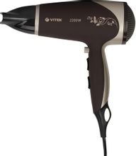 Фен Vitek VT-2327 CL, 2200Вт, коричневый – купить в Ситилинк | 350979