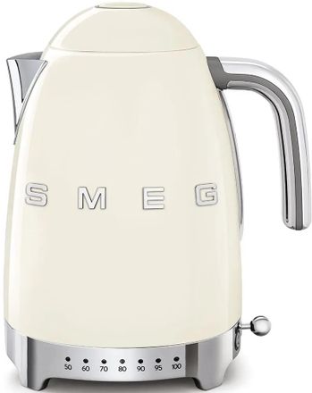 Чайник электрический SMEG KLF04CREU, 1.7л, металл/пластик