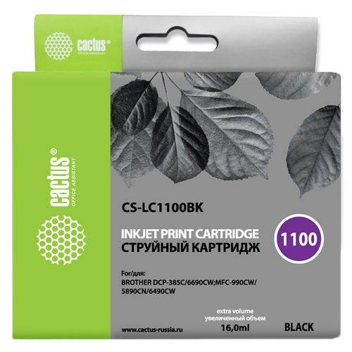 Картридж Cactus CS-LC1100BK, черный / CS-LC1100BK