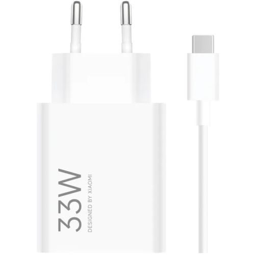 Сетевое зарядное устройство Xiaomi BHR9956EU, USB-A, 33Вт, 3A, белый