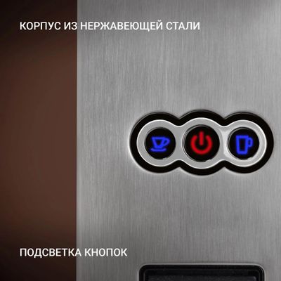 Капсульная кофеварка Polaris PCM 2020 3-in-1, 1450Вт, цвет: черный ...