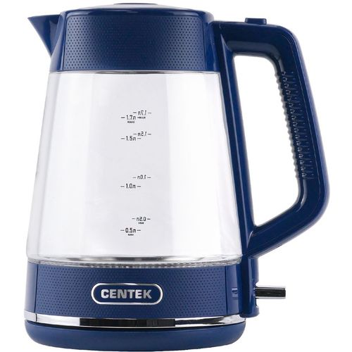 Чайник электрический CENTEK CT-1014, 1.7л, стекло/пластик